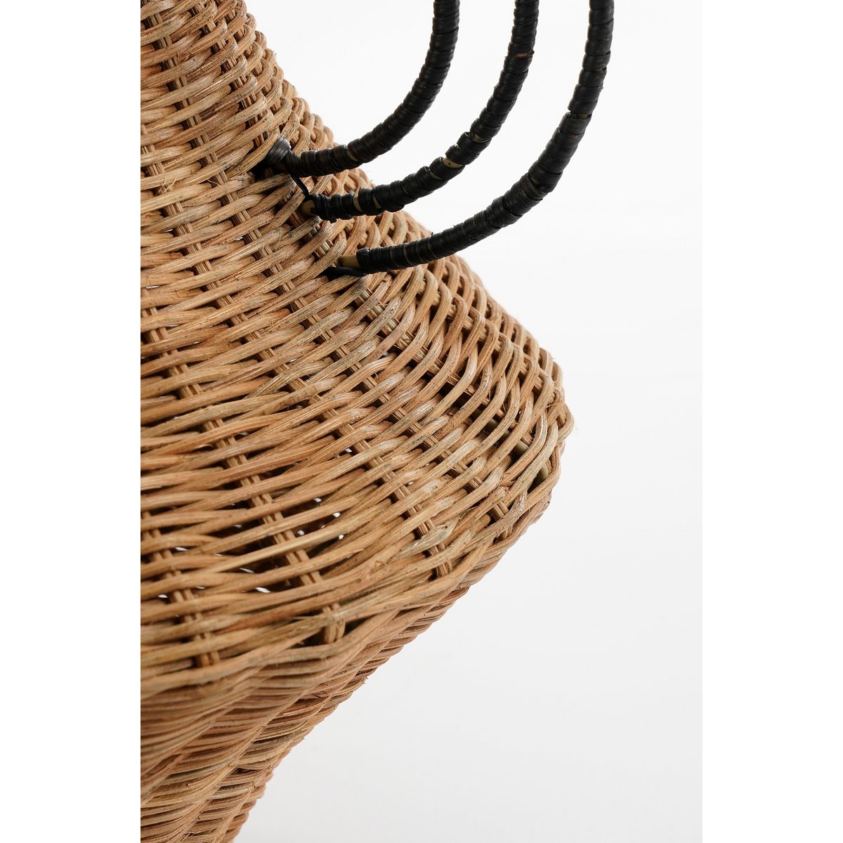 Fabiola Decoratie Vaas - H43 x Ø30 cm - Rotan - Bruin