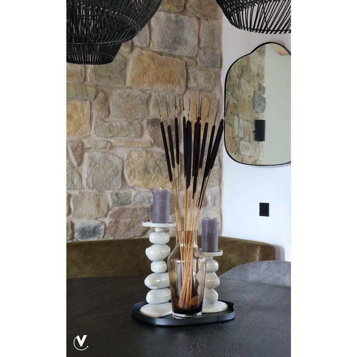 Dienblad - Bariri black