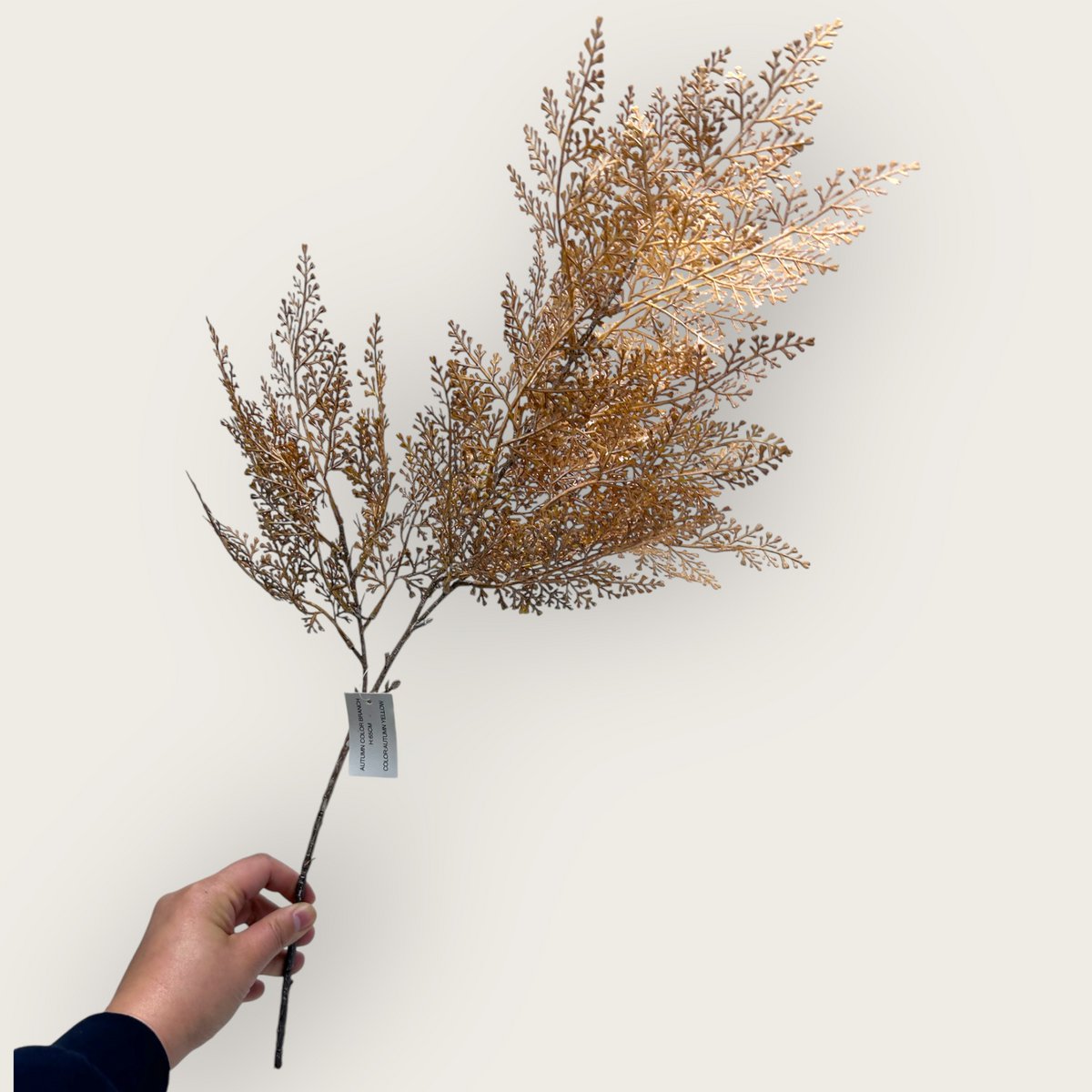 Perzische bladeren | Zijden kunstbloem | Lengte 96cm  1pcs