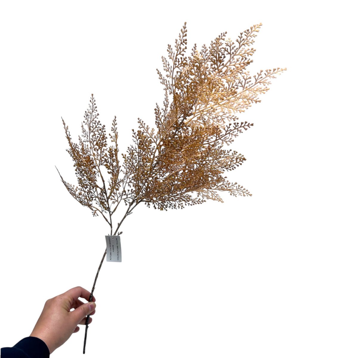 Perzische bladeren | Zijden kunstbloem | Lengte 96cm  1pcs