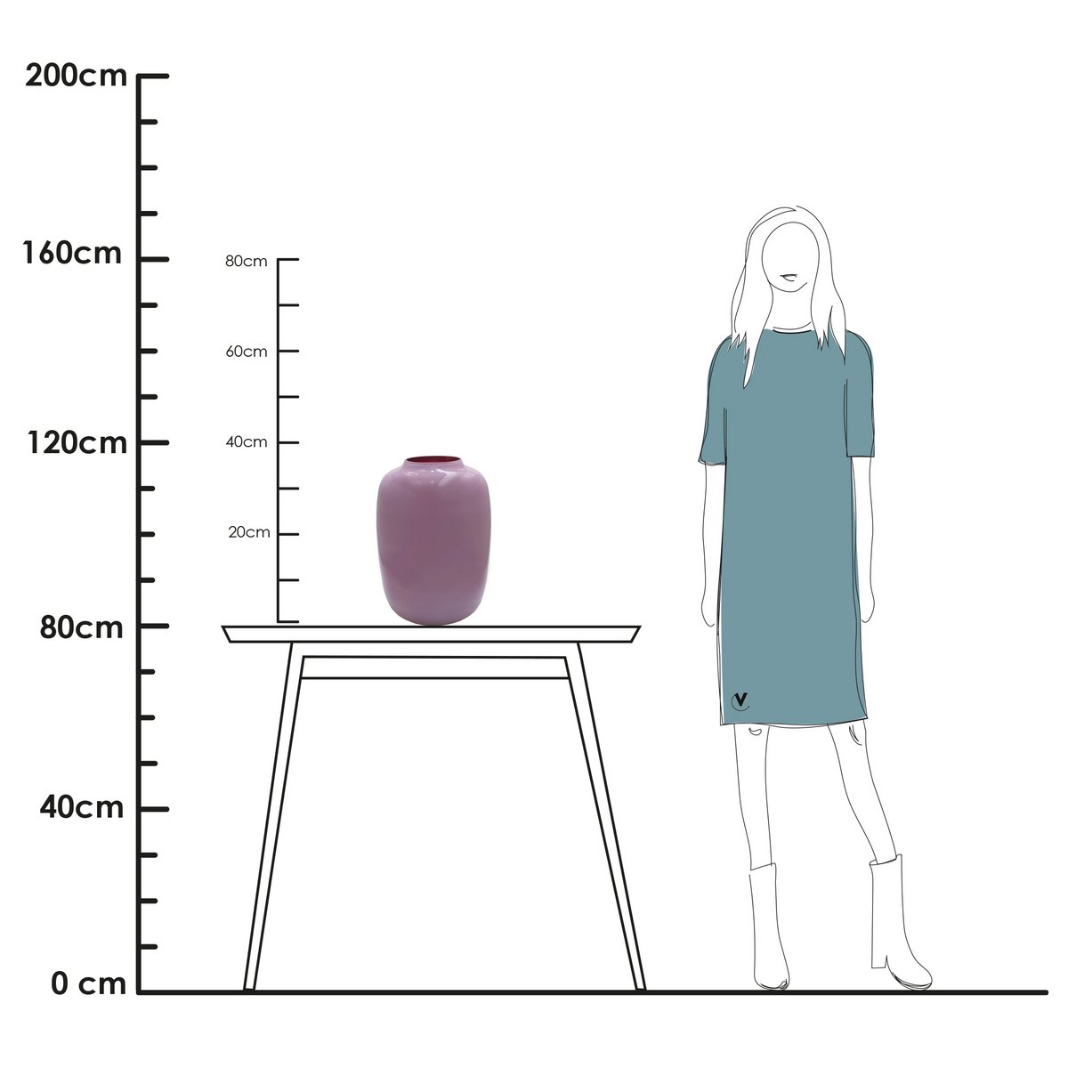 Vaas - Artic light pink