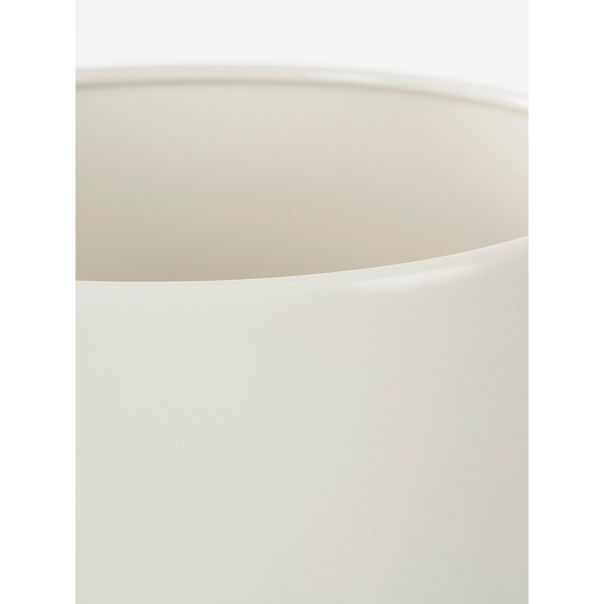 Clara Bloempot op Standaard - Set van 3 - H32 x Ø24 cm - Wit