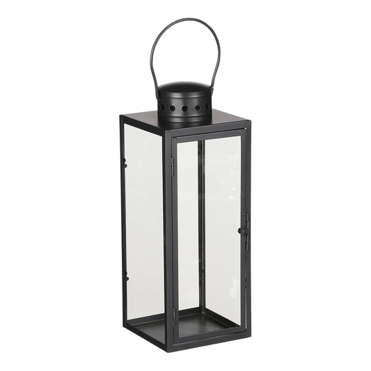 Arzilla Lantaarn - L14 x B13 x H35 cm - Zwart