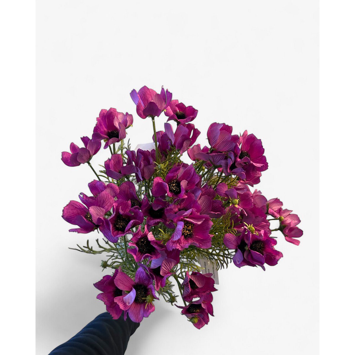 3D real touch chrysanthemum purple | Zijden kunstbloem | Lengte 52cm  1pcs